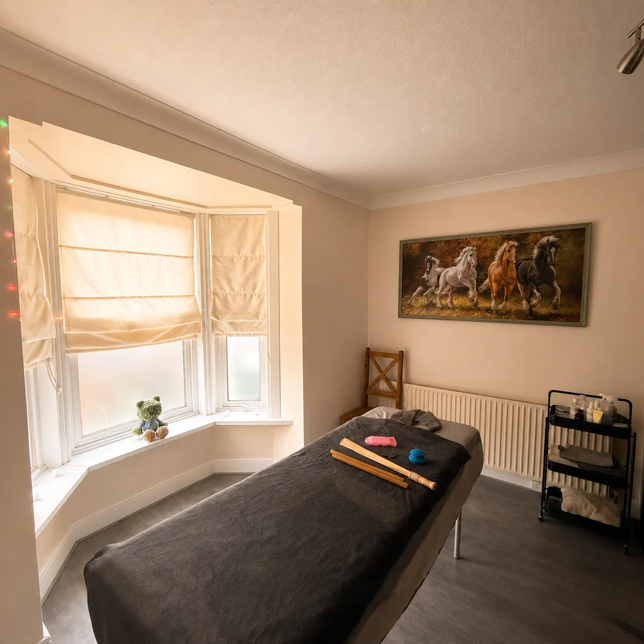 Yulia's massage studio full view
